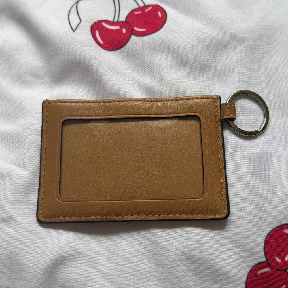 Rare Vintage Coach Card ID Holder Wallet Keychain Brown Coach Wallet - Picture 3 of 7